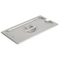 Vollrath 94300 Third-Size Steam Pan Slotted Cover, Stainless, Stainless Steel, Third Size, Silver