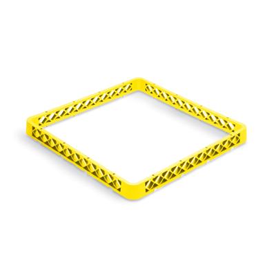 Vollrath TR1AA 08 Full-Size Dishwasher Rack - Open with 2 Extenders, Yellow