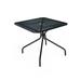 emu 802 36" Square Outdoor Dining Height Table w/ Umbrella Hole - Steel, Cement, E-Coated Powder Finish