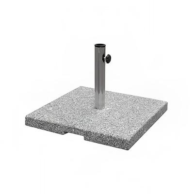 emu 928 1 2/3 ft Round Shade Umbrella Base - 85 lb, Granite, Gray, Gray Granite, 85 lbs