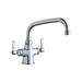 Elkay LK500AT08L2 Deck Mount Double Pantry Faucet w/ 8" Swing Spout & 2" Lever Handles, Chrome