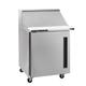 Centerline by Traulsen CLPT-2712-SD-R 27" Sandwich/Salad Prep Table w/ Refrigerated Base, 115v, Refrigerated Counter, (12) 1/6 Size Pans, Stainless Steel