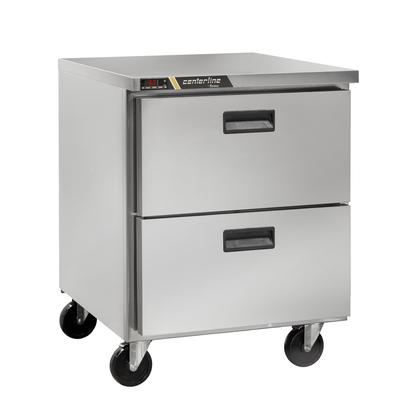 Centerline by Traulsen CLUC-27F-DW 27" W Undercounter Freezer w/ 1 Section & 1 Drawers, 115v, Rear Mount, Silver