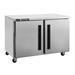 Centerline by Traulsen CLUC-36R-SD-LR 36" W Undercounter Refrigerator w/ (2) Sections & (2) Doors, 115v, 2 Solid Doors, 115 V, Silver