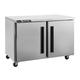 Centerline by Traulsen CLUC-60R-SD-RR 60" W Undercounter Refrigerator w/ (2) Sections & (2) Doors, 115v, Reach-In, Silver