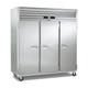 Traulsen RDT332WUT-FHS Spec-Line 86" 3 Section Commercial Refrigerator Freezer - Solid Doors, Top Compressor, 115v, Silver