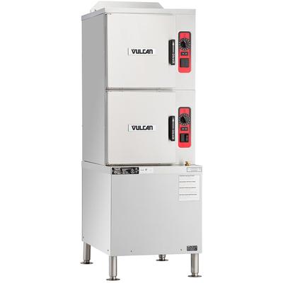 Vulcan C24GA10 NG 10 Pan Convection Commercial Steamer - Cabinet, Natural Gas, 10 Full-size Pan Capacity, Stainless Steel, Gas Type: NG