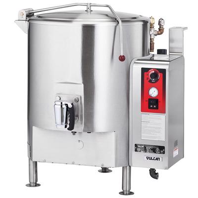 Vulcan GL80E NG 80 gal Steam Kettle - Stationary, Full Jacket, Natural Gas, Stainless Steel, Gas Type: NG