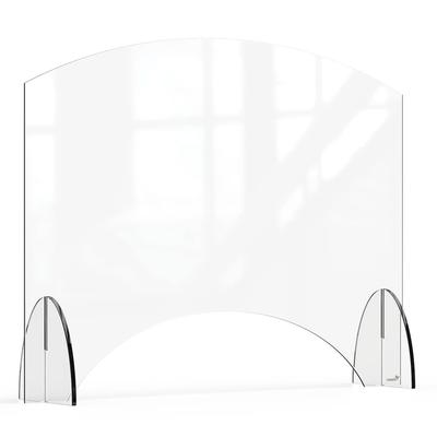 Rosseto AG010 Freestanding Safety Shield w/ Pass Thru Window - 36