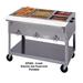 Duke EP303SW 44 3/8" Hot Food Table w/ (3) Wells & Cutting Board, 208v/1ph, Silver