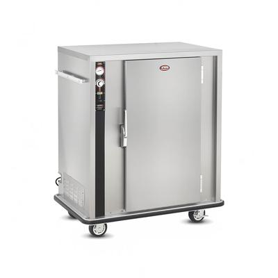 FWE P-72 72 Plate Heated Meal Delivery Cart, 120v, Humidifying, Silver