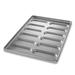 Chicago Metallic 41055 Hoagie Roll Pan, Makes (12) 7 7/8" x 2 1/2" Rolls, AMERICOAT Glazed 22 ga Aluminized Steel, Silver