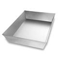 Chicago Metallic 91015 Rectangular Pizza Pan, 10 1/10" x 14 1/4" x 2 1/2", AMERICOAT Glazed 22 ga Aluminized Steel, Glazed Aluminum Steel