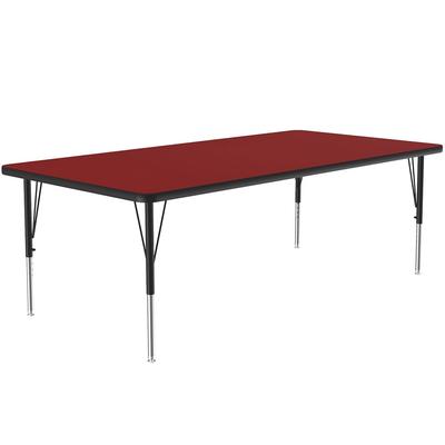 Correll A3660-REC-35-09-09 Activity Table w/ 1 1/4" High Pressure Top, 60"W x 36"D, Red