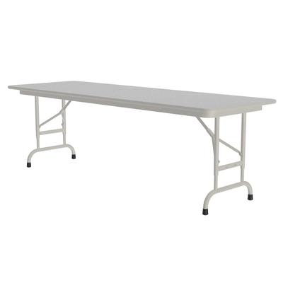 Correll CFA2472PX-15 72" Rectangular Folding Table w/ Gray Granite Top, 32"H