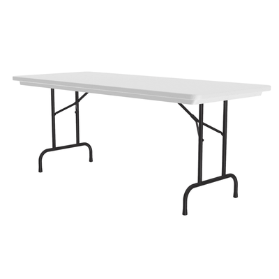 Correll R3060 23 60" R-Series Rectangular Folding Table w/ Gray Granite Plastic Top, 29"H