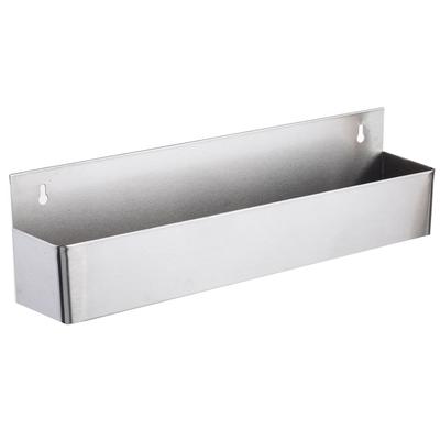 Tablecraft 5122 22" Single Stainless Steel Speed Rail, Holds 5 Quart/Liter Bottles