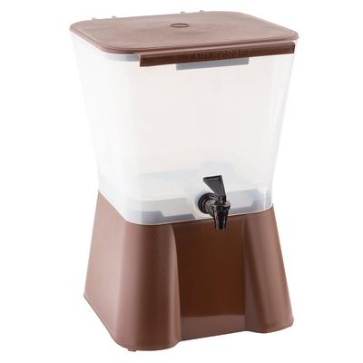 Tablecraft 954 3 gal Beverage Dispenser - Plastic Container, Brown Base