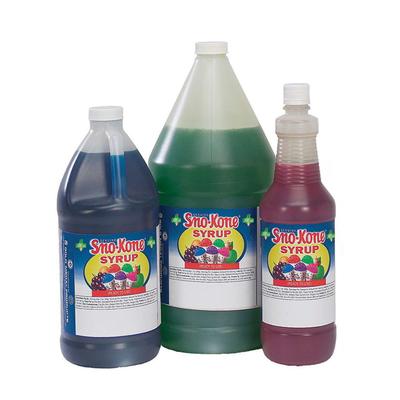 Gold Medal 1053 Orange Snow Cone Syrup, Ready-To-Use, (4) 1 gal Jugs