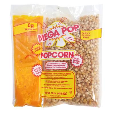 Gold Medal 2839 MegaPop Mega Popcorn Oil and Salt Kit for 12 oz Kettles