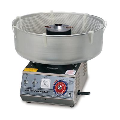 Gold Medal 3007 Tornado Floss Cotton Candy Machine w/ Aluminum Floss Bowl, 120v, Aluminum Bowl, Stainless Steel