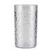 GET 3316-CL Waikiki 16 oz Clear Hammered Plastic Tumbler