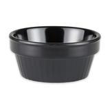 GET R-3-BK Diamond Chexers 3 oz Melamine Ramekin, Black