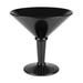 GET SW-1419-BK Specialty Drinkware 48 oz Super Martini Glass, SAN Plastic, Black