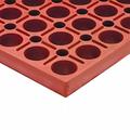 Cactus Mat 4420-RS VIP Duralok Mat - Single, 3' x 5', Red, Anti-Fatigue & Anti-Slip, 3/4" Thick