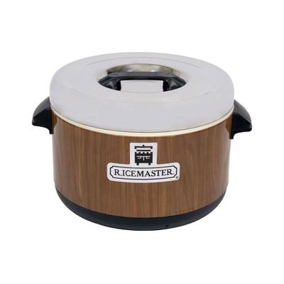 Town 56912W RiceMaster 12 qt Sushi Rice Container, Wood Grain Exterior