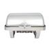 Spring USA K2509-6 9 7/8 qt Rectangular RollTop Chafer - Stainless Steel, Roll Top, Silver