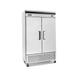 Migali C-2RB-HC Competitor Series 54 2/5" 2 Section Reach In Refrigerator, (2) Left/Right Hinge Solid Doors, 115v, Silver