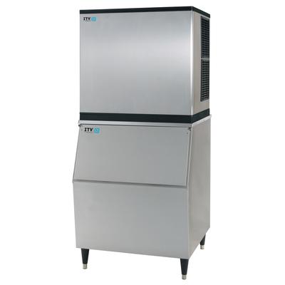 ITV Ice Makers SPIKAMS1000/S-300 W2H (17403/19570) 974 lb Spika Full/Half Cube Commercial Ice Machine w/ Bin - 353 lb Storage, Water Cooled, 208-230v, Water-cooled, 353-lb. Capacity, Stainless Steel