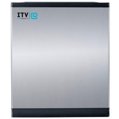 ITV Ice Makers SPIKAMS700-22 W1F (18505) 22" SPIKA Full Cube Ice Machine Head - 661 lb/24 hr, Water Cooled, 115v/1ph, Full Dice Cubes, 676-lb. Capacity, Stainless Steel
