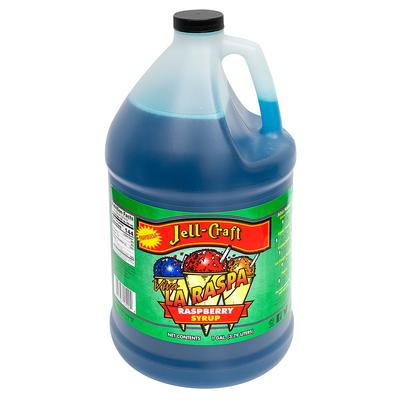 Jell-Craft 10100 1 gal Raspberry Snowcone Syrup
