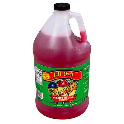 Jell-Craft 10115 1 gal Tiger's Blood Snow Cone Syrup