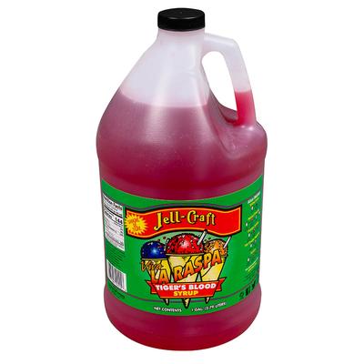 Jell-Craft 10115 1 gal Tiger's Blood Snow Cone Syrup
