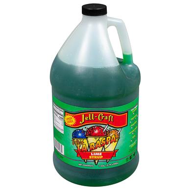 Jell-Craft 10185 1 gal Lime Snow Cone Syrup