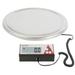 Taylor 5265117 440 lb Keg Scale w/ Digital LCD Display - 16" Diameter, Stainless Steel