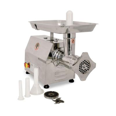Omcan 23626 Countertop Meat Grinder w/ 485 lb/hr Capacity, 110v, 1.5 HP, Stainless Steel