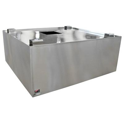 John Boos C2H-42-2 42" Condensate Hood w/ Full Gutter, Stainless Steel, 42" x 42", Stainless Steel