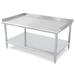 John Boos GS6-3048GSK Equipment Stand w/ Galvanized Undershelf, Stainless Top, 48 x 30", Stainless Steel Top, Adjustable Undershelf