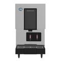 Hoshizaki DCM-271BAH-OS Opti-Serve 257 lb Touchless Countertop Nugget Ice & Water Dispenser for Commercial Ice Machines - 10 lb Storage, Cup Fill, 115v, Air-cooled, Stainless Steel