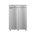 Hoshizaki PT2A-FS-FS Steelheart 55" 2 Section Pass Thru Refrigerator - (4) Right Hinge Solid Doors, 115v, Silver