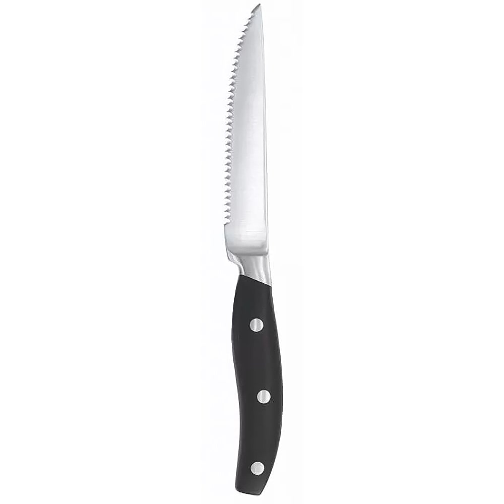 Arcoroc ELG01 9" Steak Knife with 18/10 Stainless Steel Grade, Beverly Pattern/POM Handle, Pack of 6