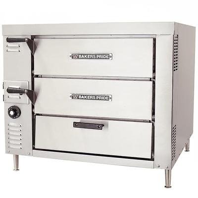 Bakers Pride GP-51 HearthBake Series Countertop Pizza Oven - Double Deck, Natural Gas, Stainless Steel, Gas Type: NG