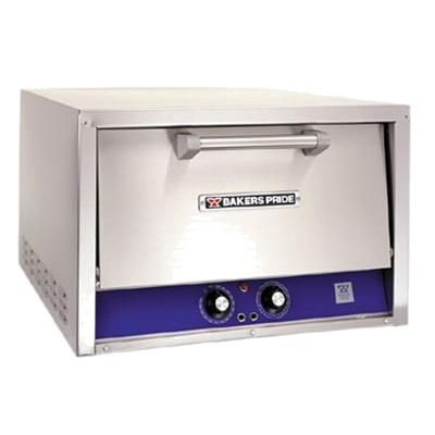 Bakers Pride P22S Countertop Pizza/Pretzel Oven - Single Deck, 220-240v/1ph, Single Compartment, Brick Lined, Stainless Steel