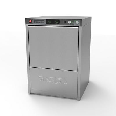 Champion UH-330B High Temp Rack Undercounter Dishwasher w/ 24 Racks/hr, Built-in Booster, 208-240v/1ph, Stainless Steel