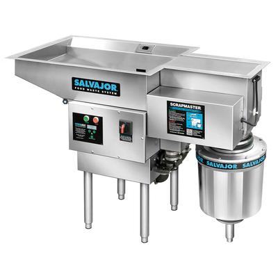 Salvajor 500-SM 2303 ScrapMaster, Scrapping, Pre-Flushing & Disposer, 5 HP, 230/3 V, Stainless Steel