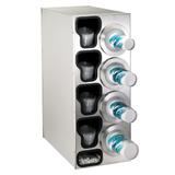 Dispense-Rite BFL-C-4RSS Cup & Lid Organizer, Cabinet, (9) Compartment, All Cup Types, Right, Silver